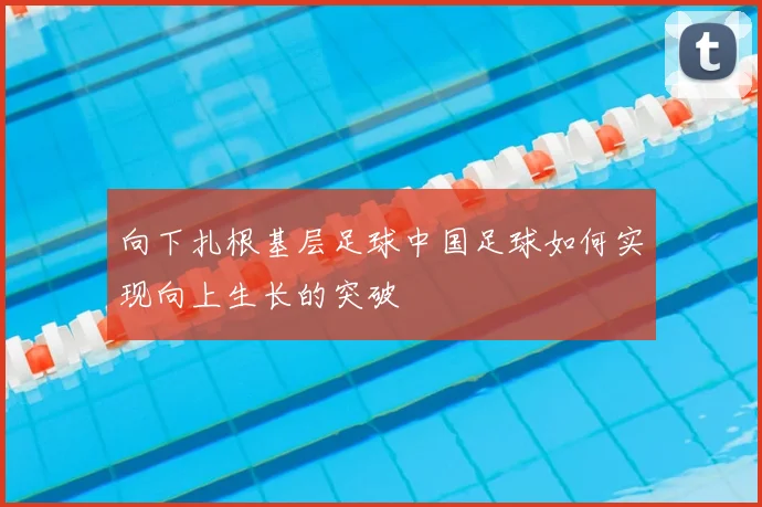 向下扎根基层足球中国足球如何实现向上生长的突破
